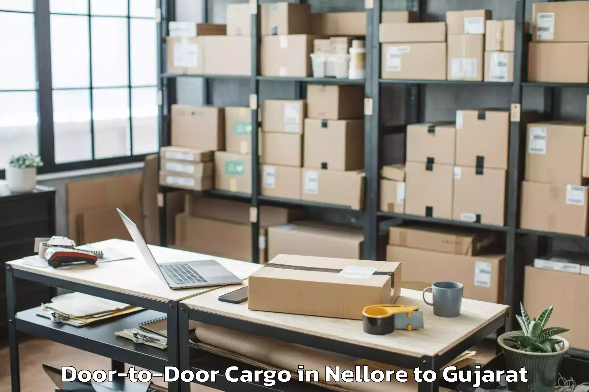 Easy Nellore to Mehsana Door To Door Cargo Booking